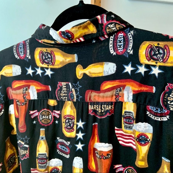 Beer Hawaiian Shirt, XL - Picture 2 of 6